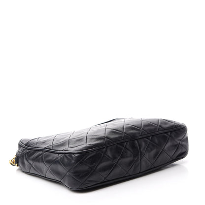 Chanel Lambskin Quilted CC Tassel Camera Case Navy 4 of 11