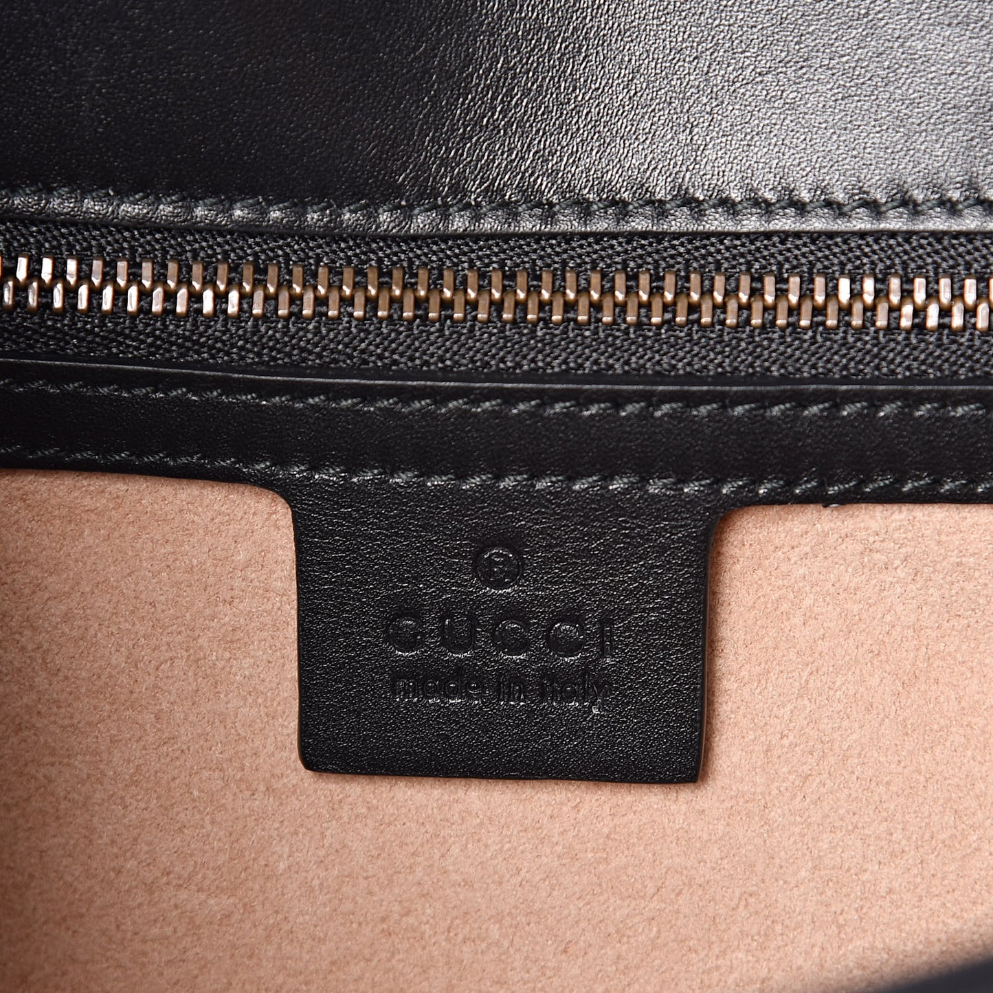 Calfskin Trapuntata Queen Margaret Clutch Black
