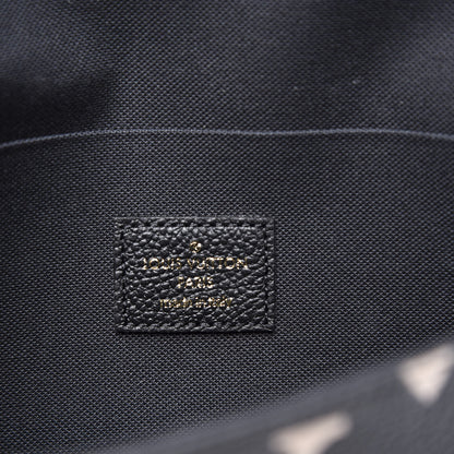 Louis Vuitton Empreinte Monogram Giant Crafty Pochette Felicie Black Creme 7 of 9