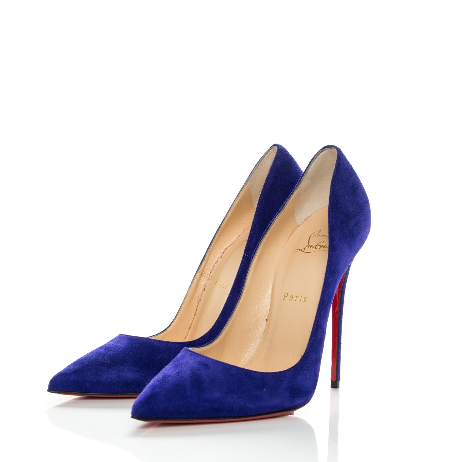 Christian Louboutin Suede So Kate 120 Pumps 40 Purple Pop 3 of 7