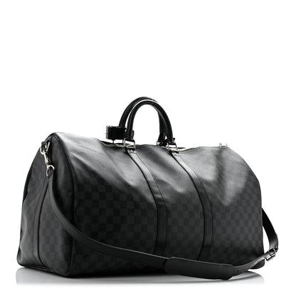 Louis Vuitton Damier Graphite Keepall Bandouliere 55 2 of 12