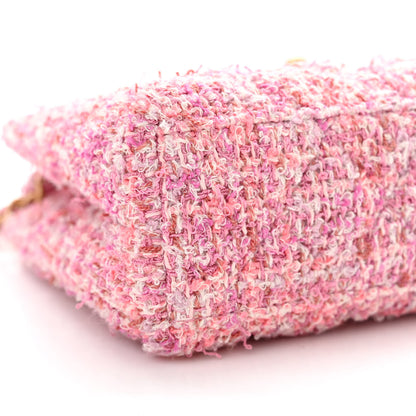 Chanel Tweed Quilted Nano Kelly Shopper Pink 9 of 10