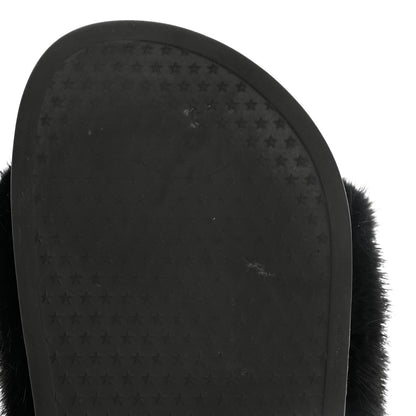 Givenchy Mink Rubber Slide Sandals 37 Black 8 of 10