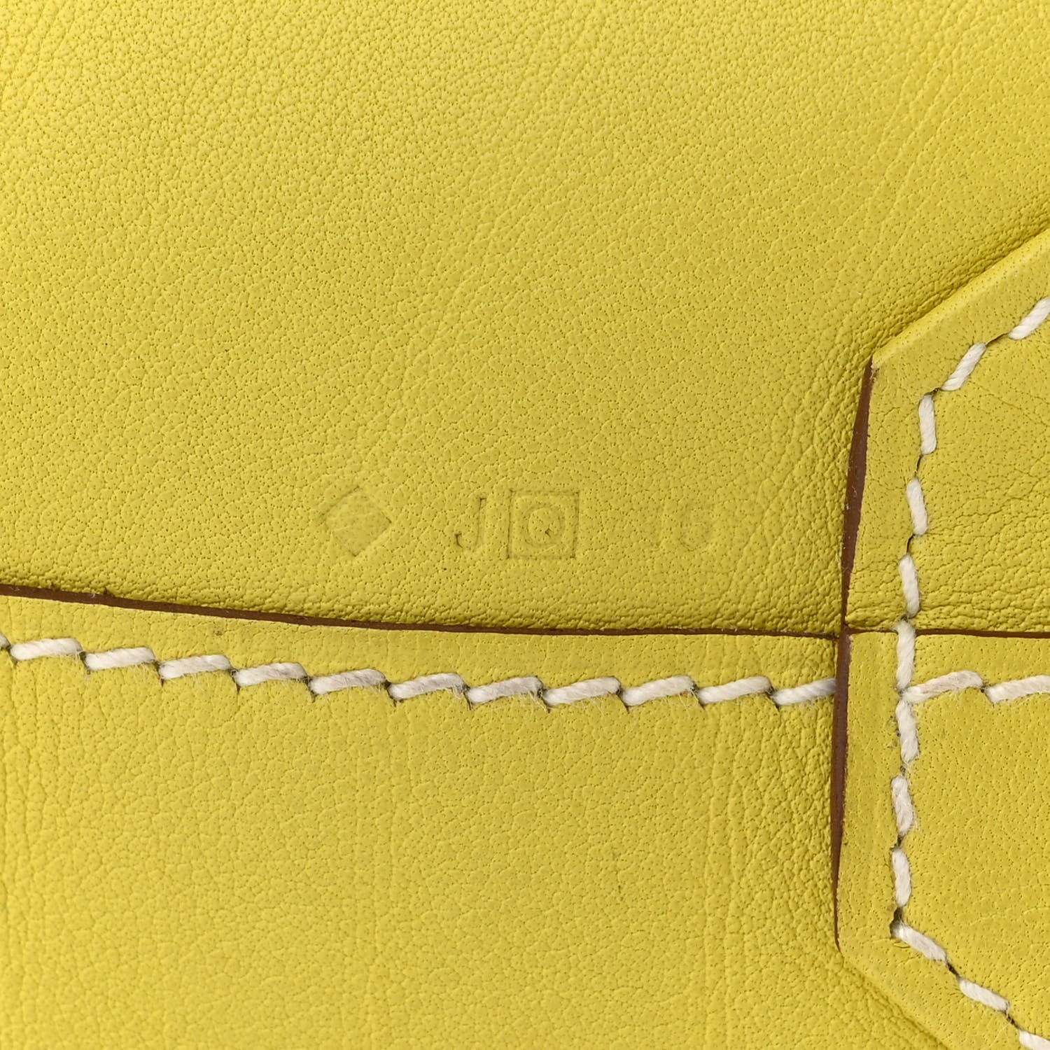 Hermes Veau Sikkim Swift Double Sens 28 Reversible Tote Lime Etoupe 11 of 19