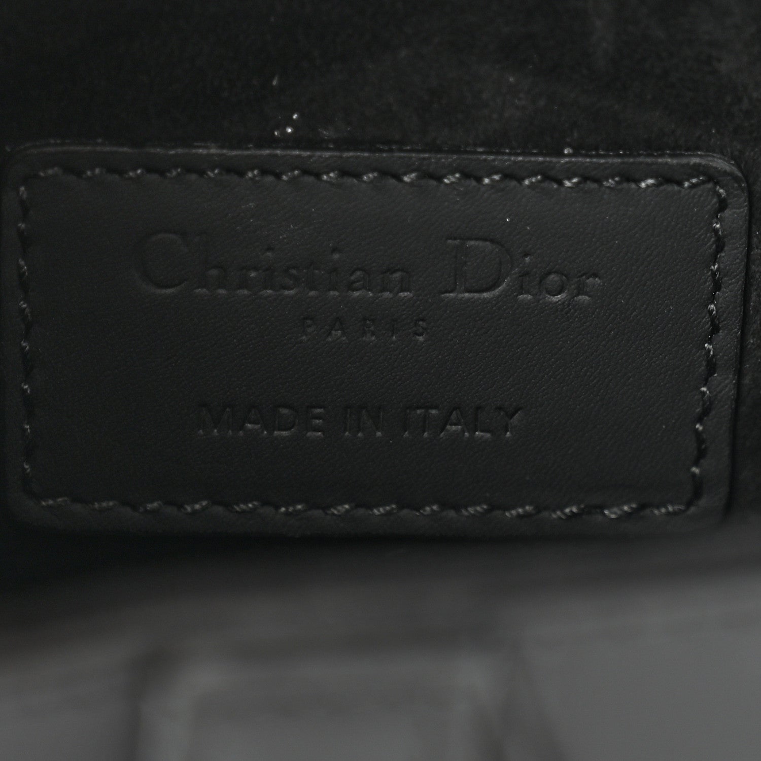 Christian Dior Ultra Matte Calfskin Mini Saddle Bag With Strap Black 6 of 13