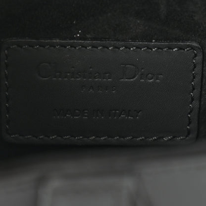 Christian Dior Ultra Matte Calfskin Mini Saddle Bag With Strap Black 6 of 13