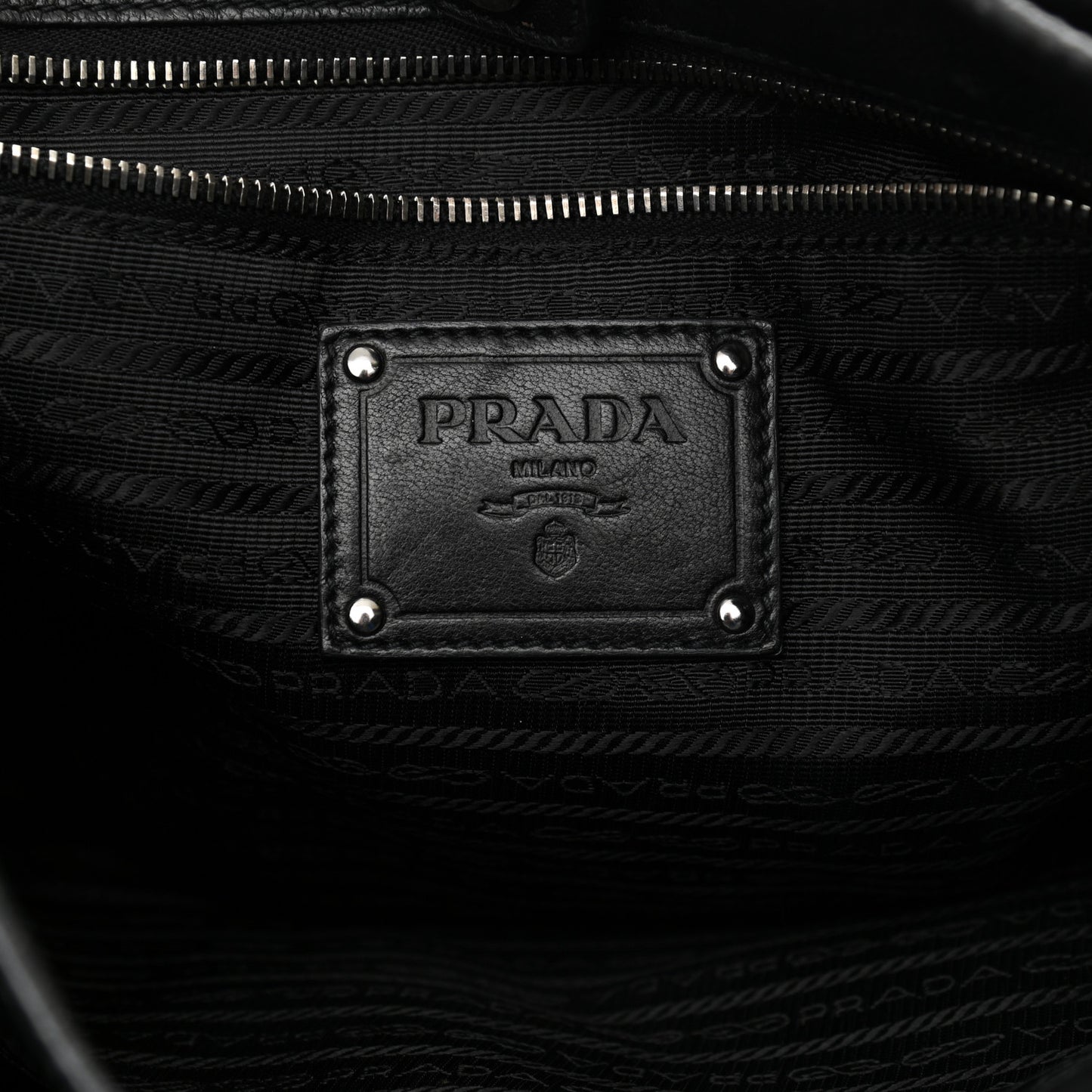 Nappa Fringe Tote Black