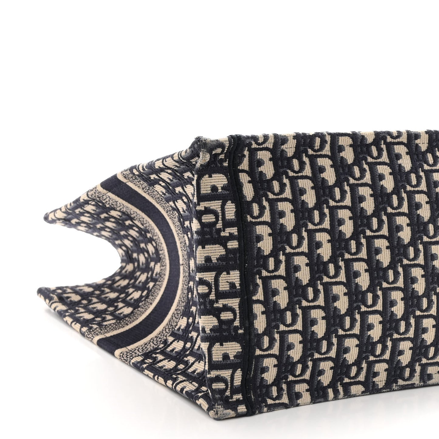 Oblique Book Tote Blue Multicolor