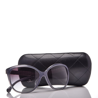 Chanel Crystal Baguette Cat Eye Sunglasses 5309-B-A Grey 8 of 8