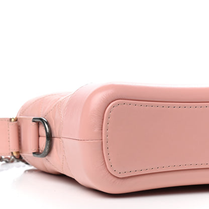 Chanel Aged Calfskin Quilted Small Gabrielle Hobo Pink 8 of 10
