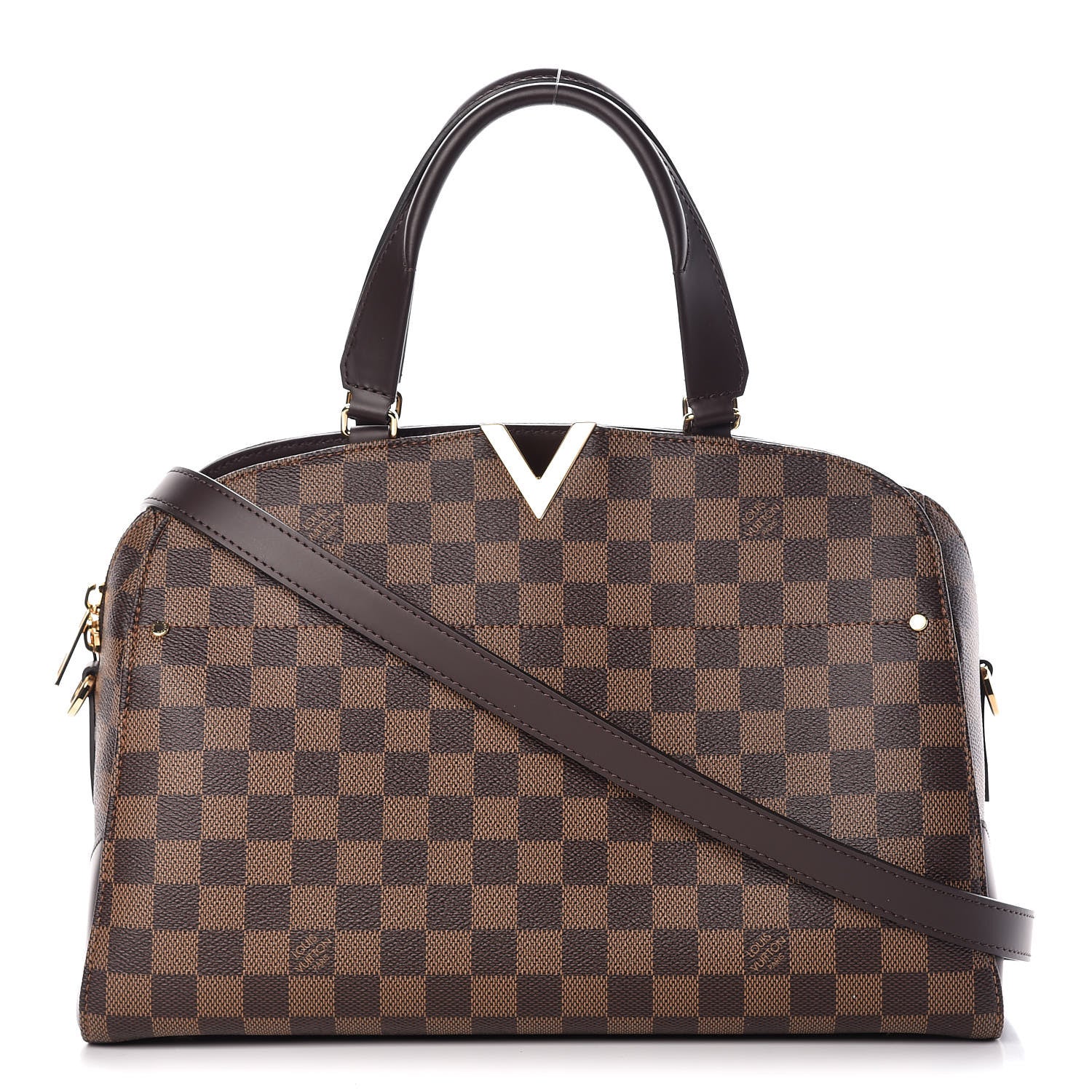 Louis Vuitton Damier Ebene Kensington Bowling Bag 3 of 14