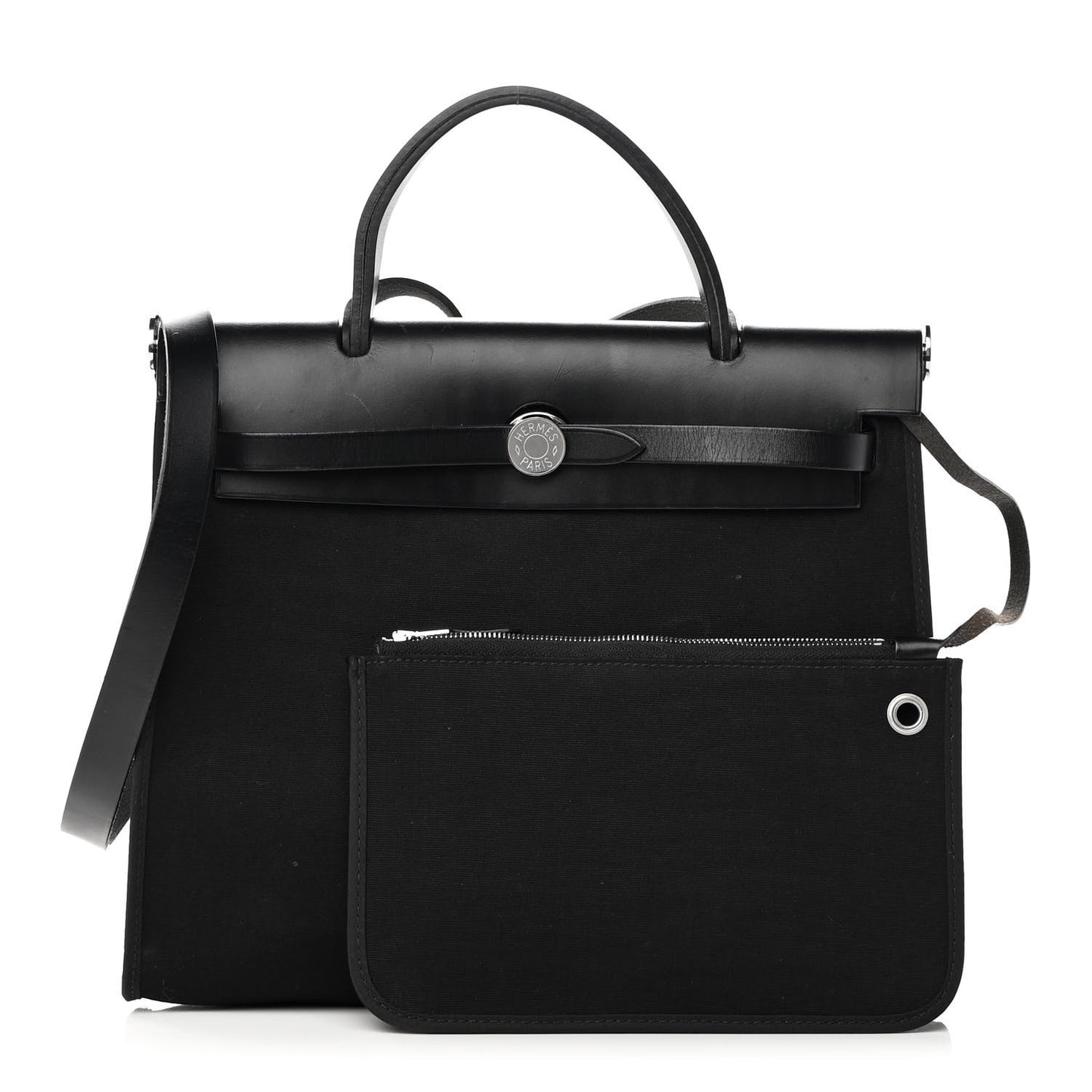 Military Toile Vache Hunter Herbag Zip 31 PM Black