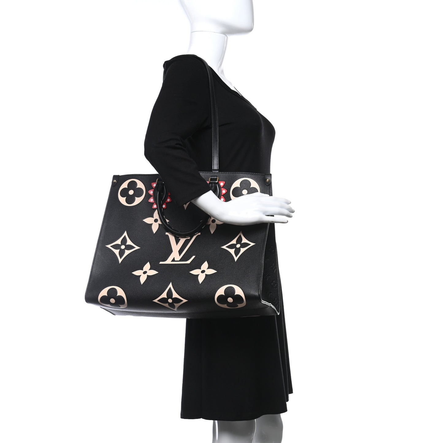 Empreinte Monogram Giant Crafty Onthego GM Black Creme