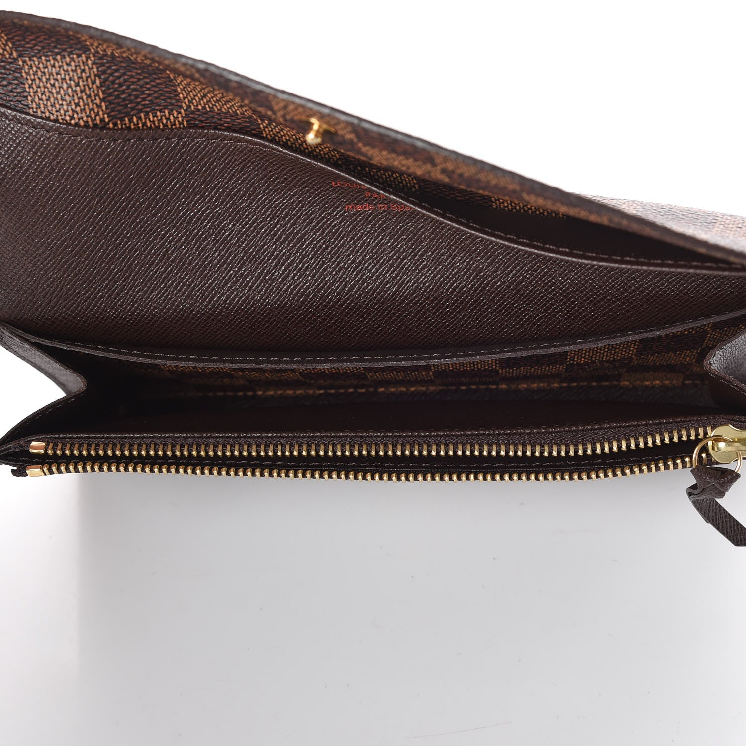 Louis Vuitton Damier Ebene Emilie Wallet 5 of 6