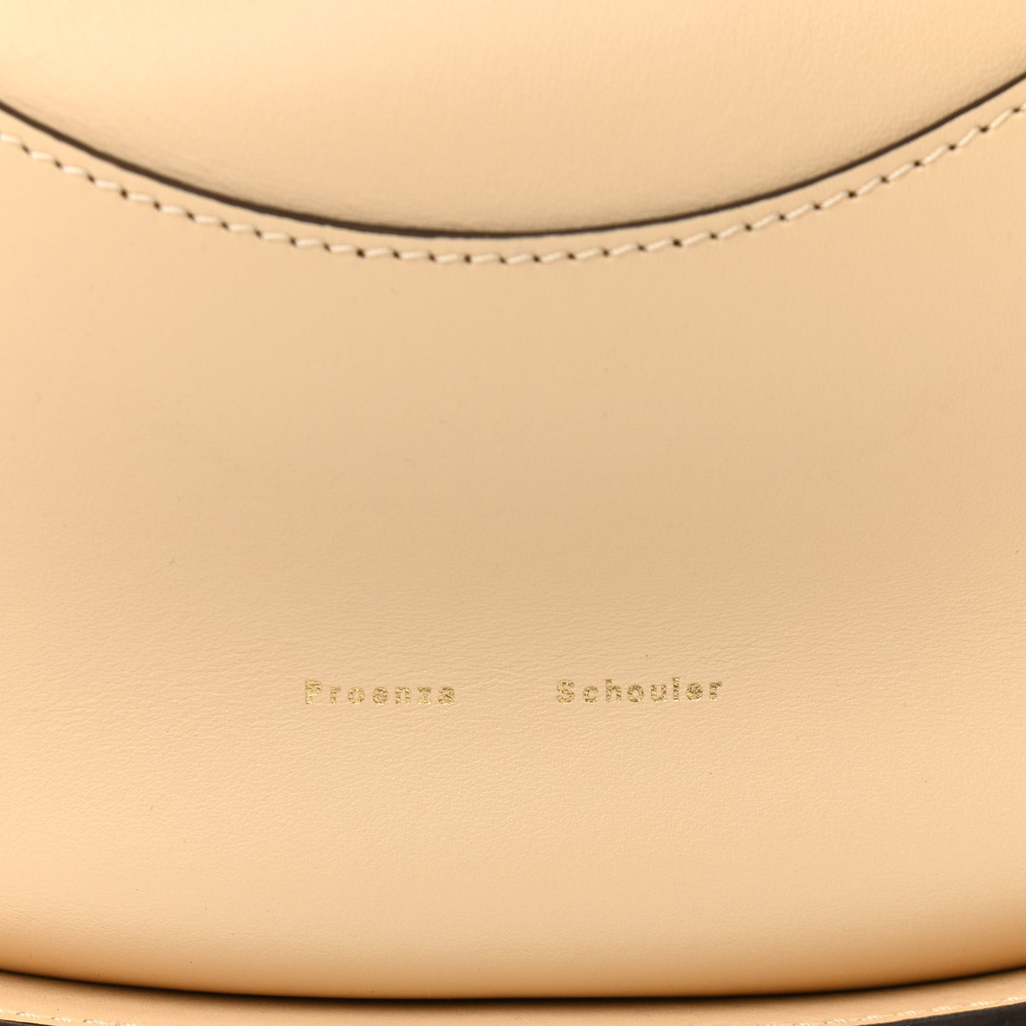 Calfskin Large Arch Shoulder Bag Macadamia