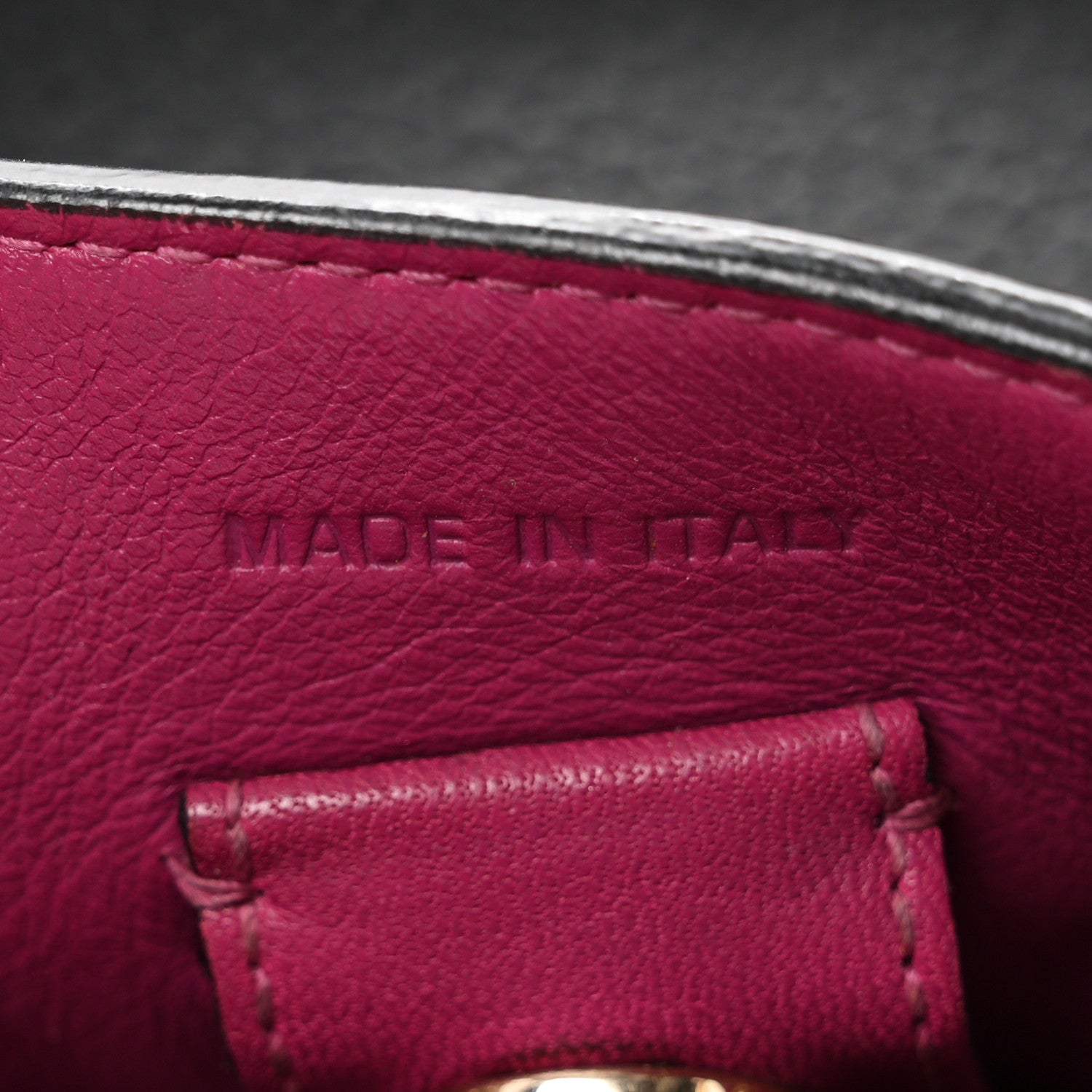 Christian Dior Bullcalf Medium Diorissimo Tote Black Rose Indien 7 of 13