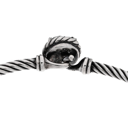David Yurman Sterling Silver Black Onyx 3mm Chatelaine Bracelet 3 of 3
