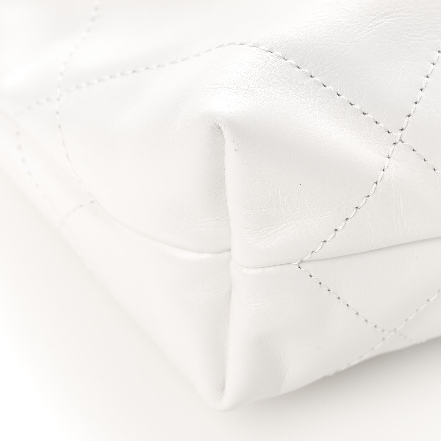 Chanel Shiny Calfskin Quilted Rainbow Mini Chanel 22 White 8 of 9