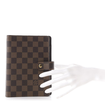 Louis Vuitton Damier Ebene Medium Ring Agenda Cover 2 of 8