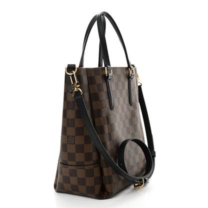 Louis Vuitton Damier Ebene Belmont PM Black 3 of 13