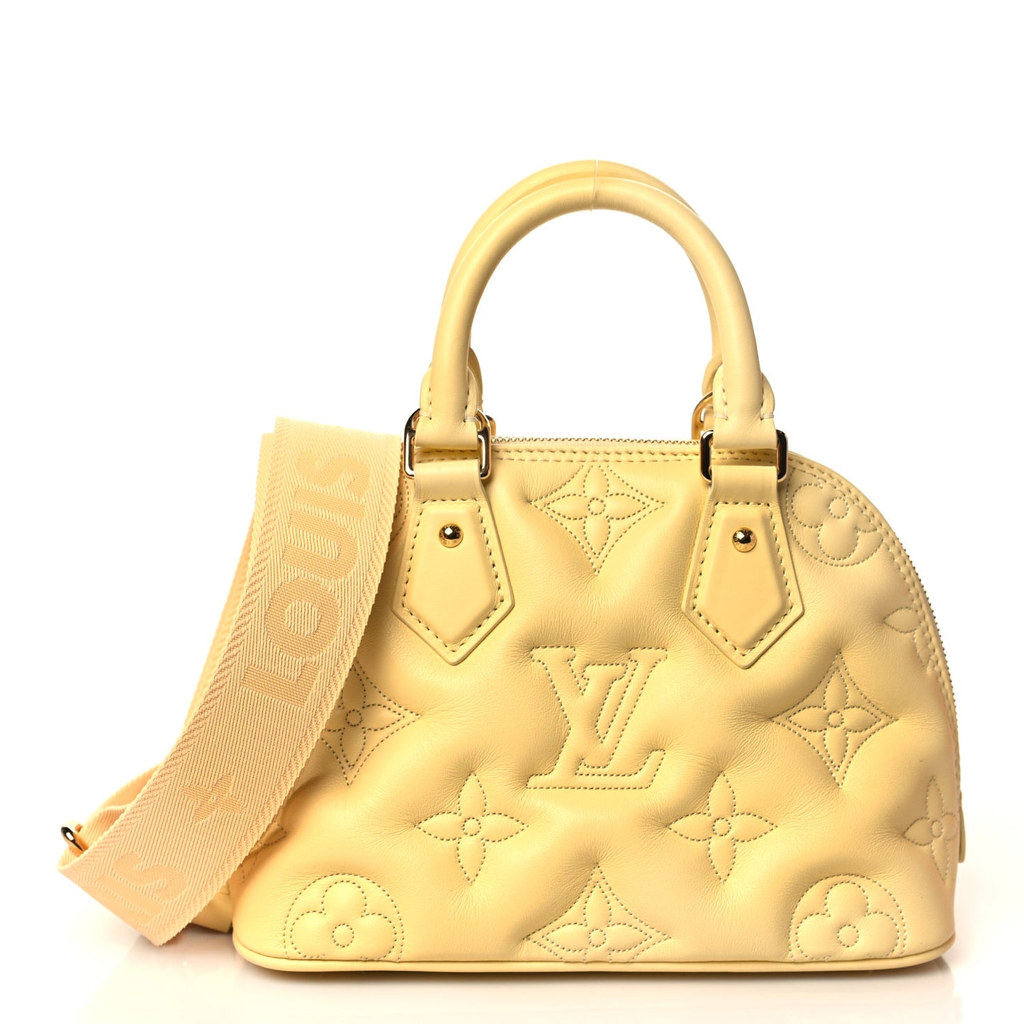 Calfskin Bubblegram Alma BB Banana