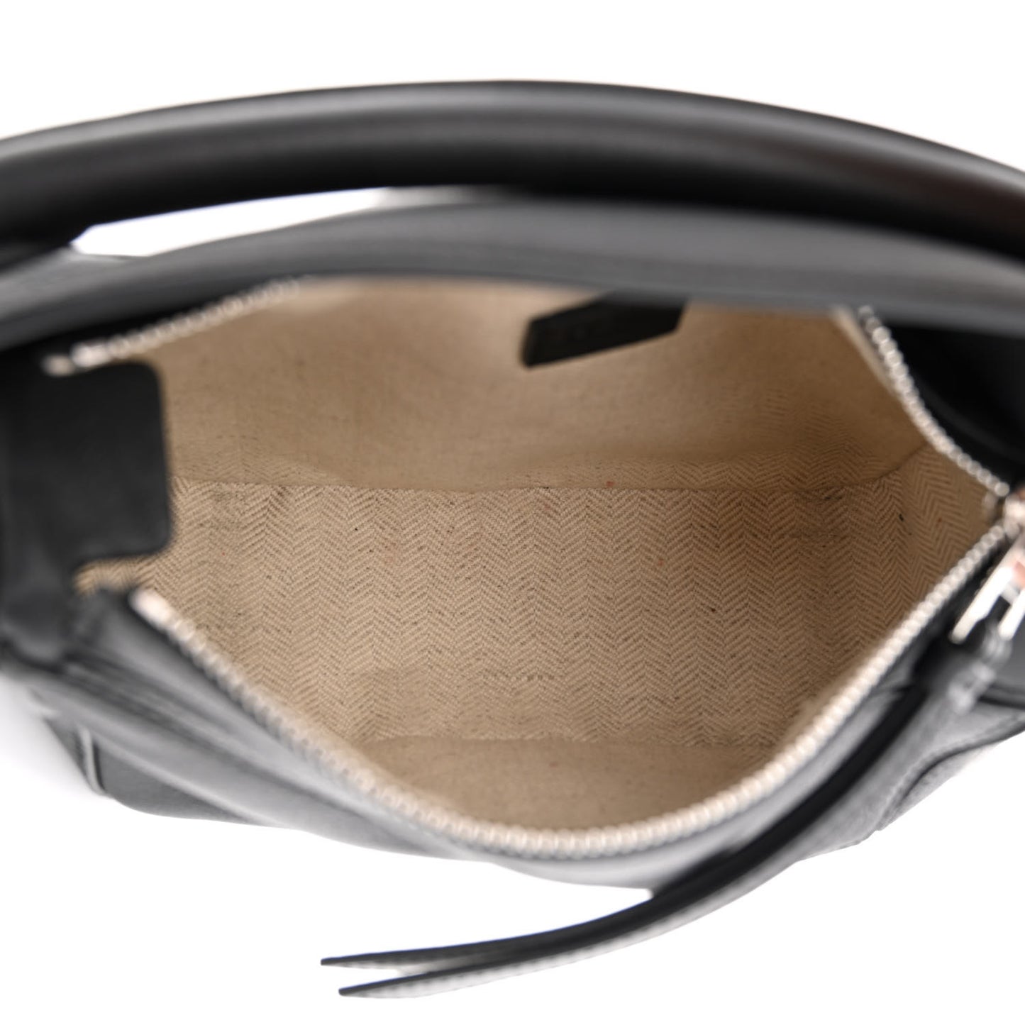 Calfskin Mini Puzzle Bag Black