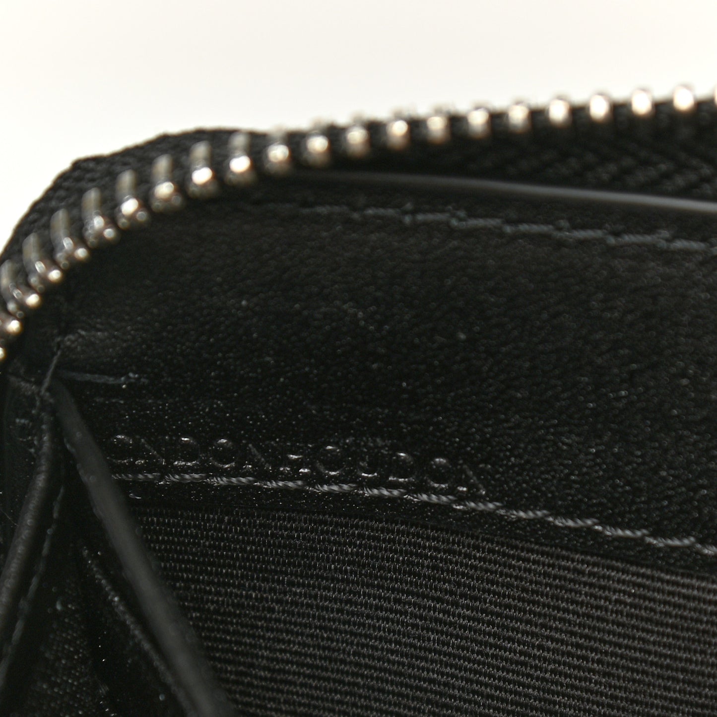 London Check Large Zip Around Wallet Charcoal