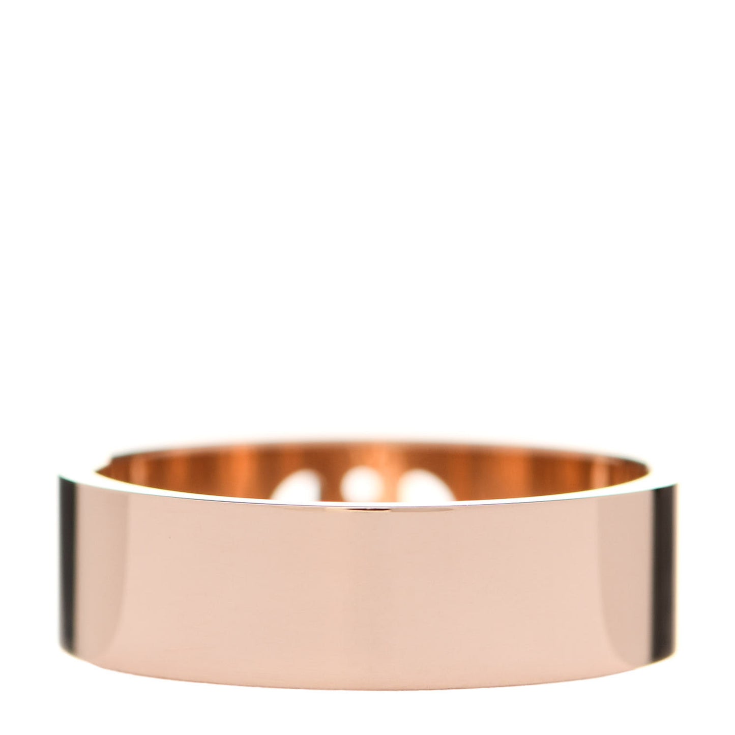 18K Rose Gold Diamond PM H D'Ancre Ring 53 6.5
