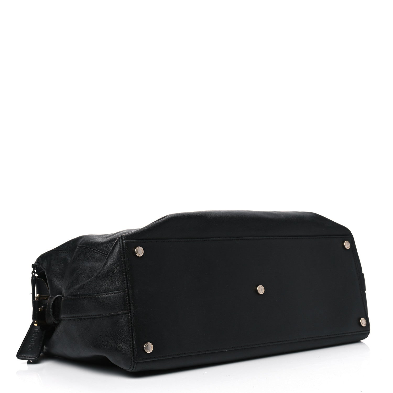 Chanel Calfskin Boston Black 3 of 14