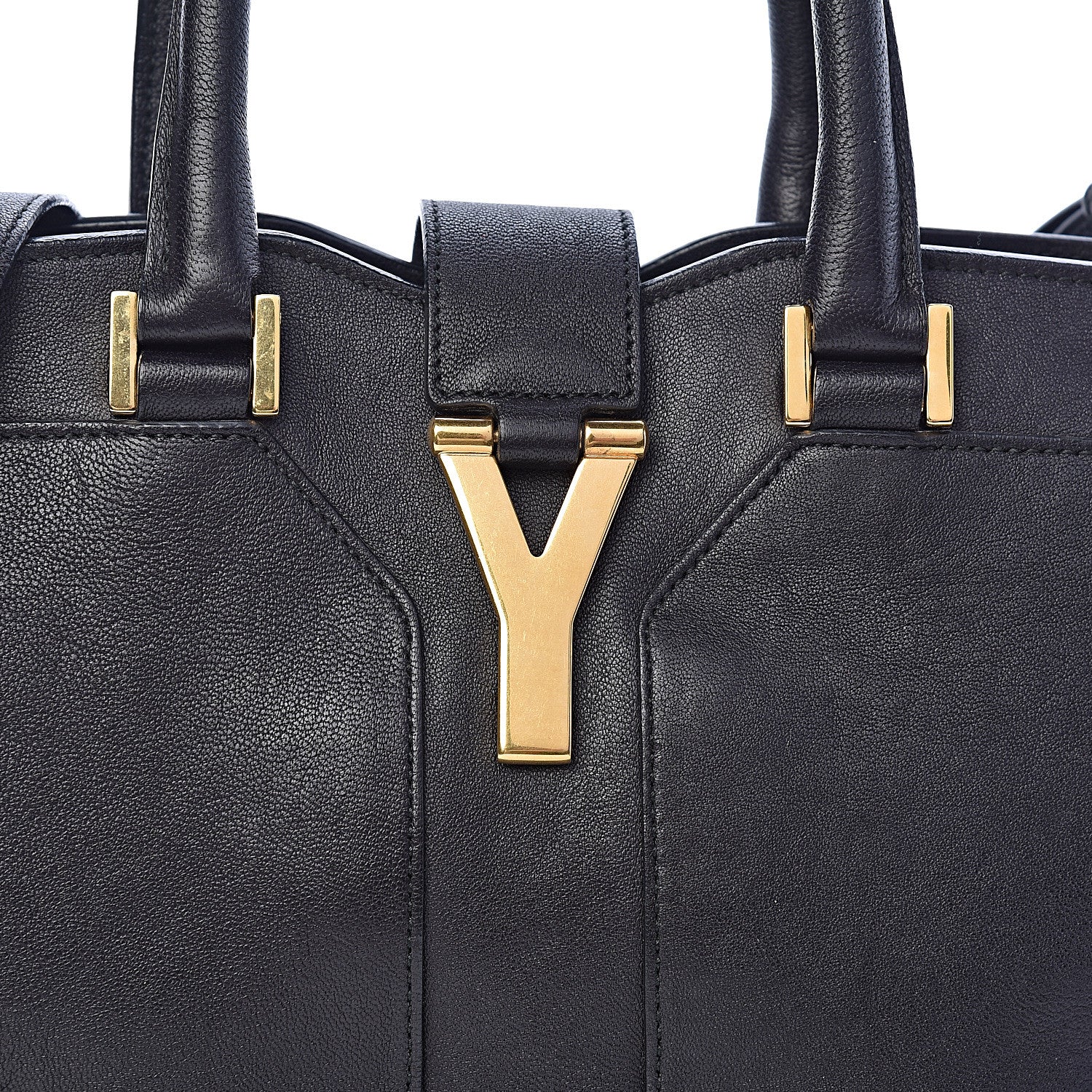 Saint Laurent Sheepskin Small Cabas ChYc Black 9 of 14