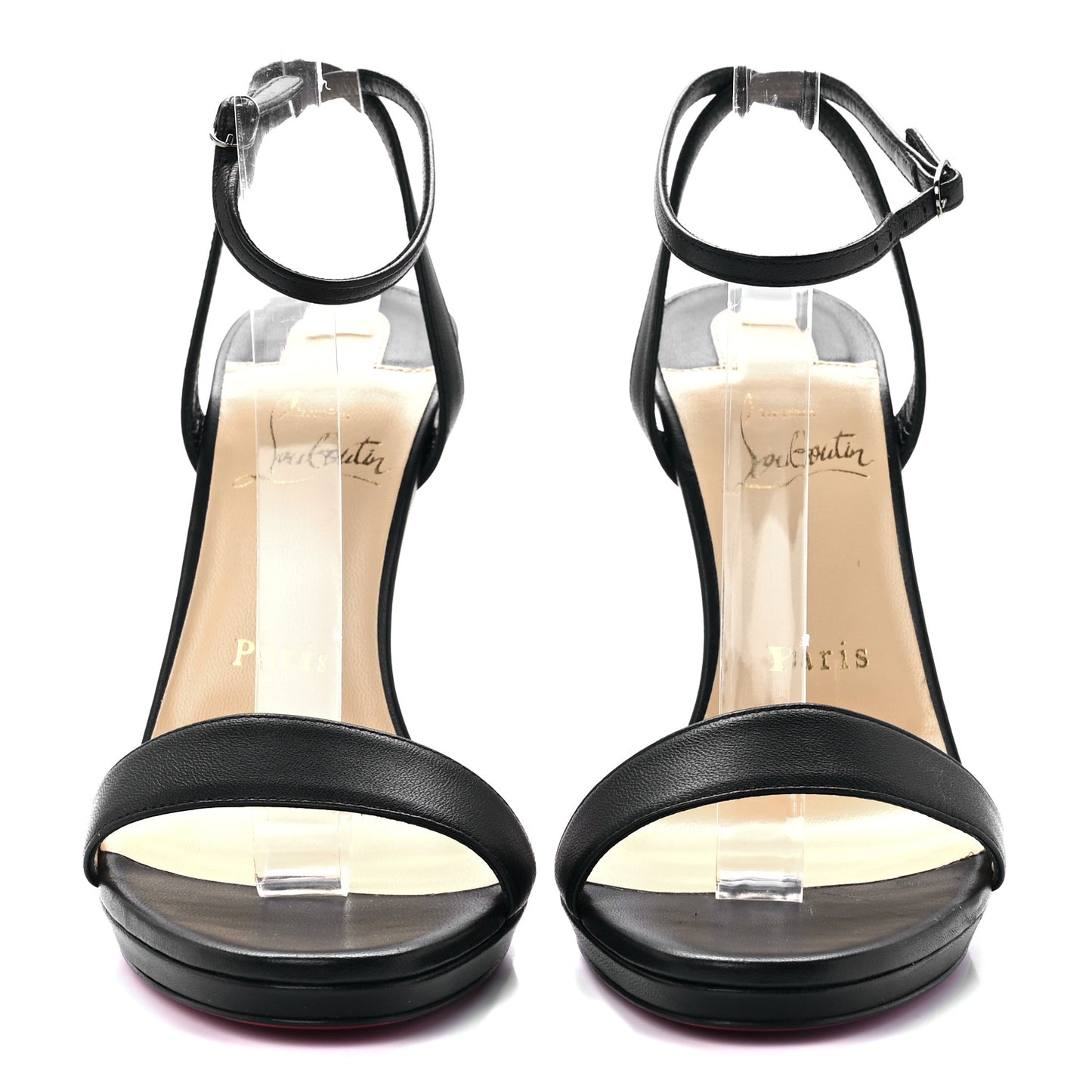 Nappa Loubi Queen 120 Pumps 38 Black