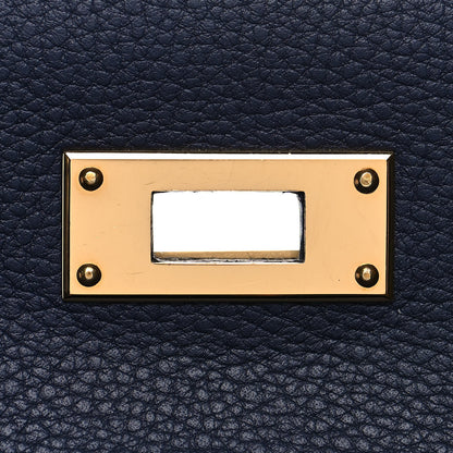Hermes Togo Kelly Retourne 28 Bleu Nuit 26 of 39
