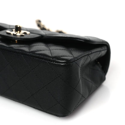 Chanel Caviar Quilted Mini Rectangular Flap Black 9 of 10