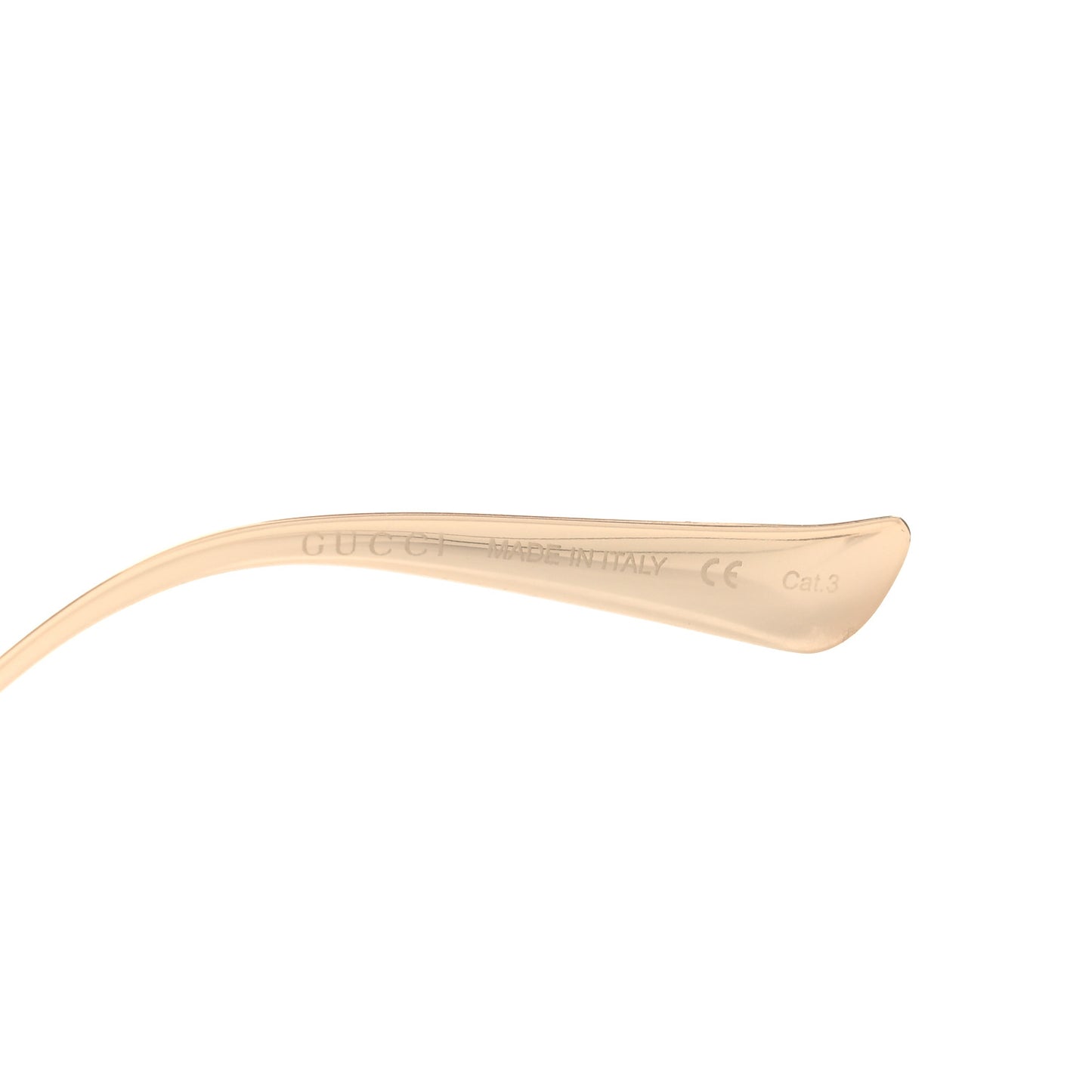 Metal Oversized Round Frame GG0225S Sunglasses Gold
