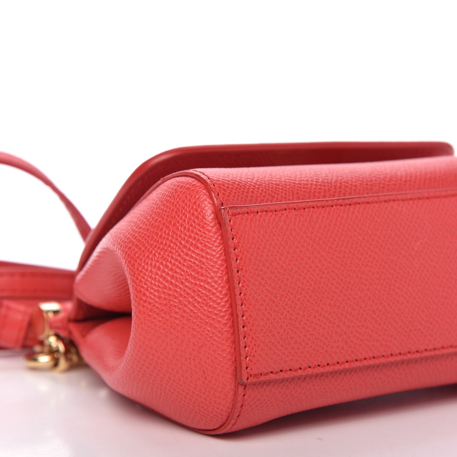 Dolce & Gabbana Dauphine Micro Miss Sicily Satchel Rosso Corallo 6 of 9