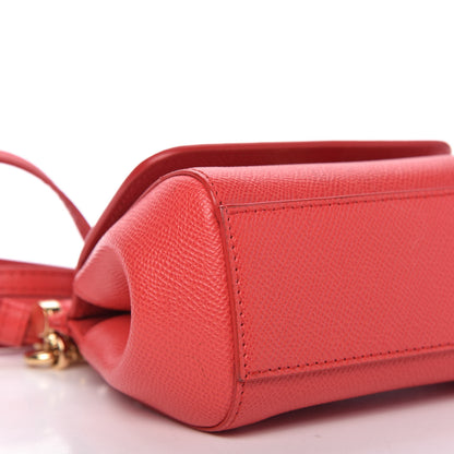 Dolce & Gabbana Dauphine Micro Miss Sicily Satchel Rosso Corallo 6 of 9
