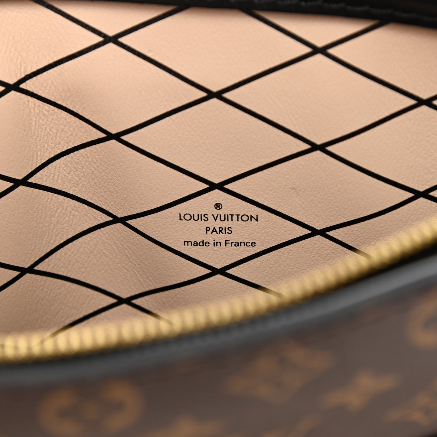 Reverse Monogram Trunk Clutch