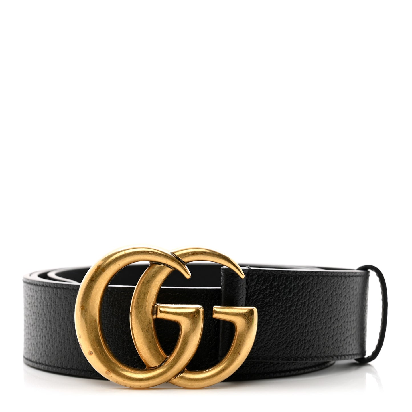 Textured Calfskin Double G 40mm Belt 115 46 Black