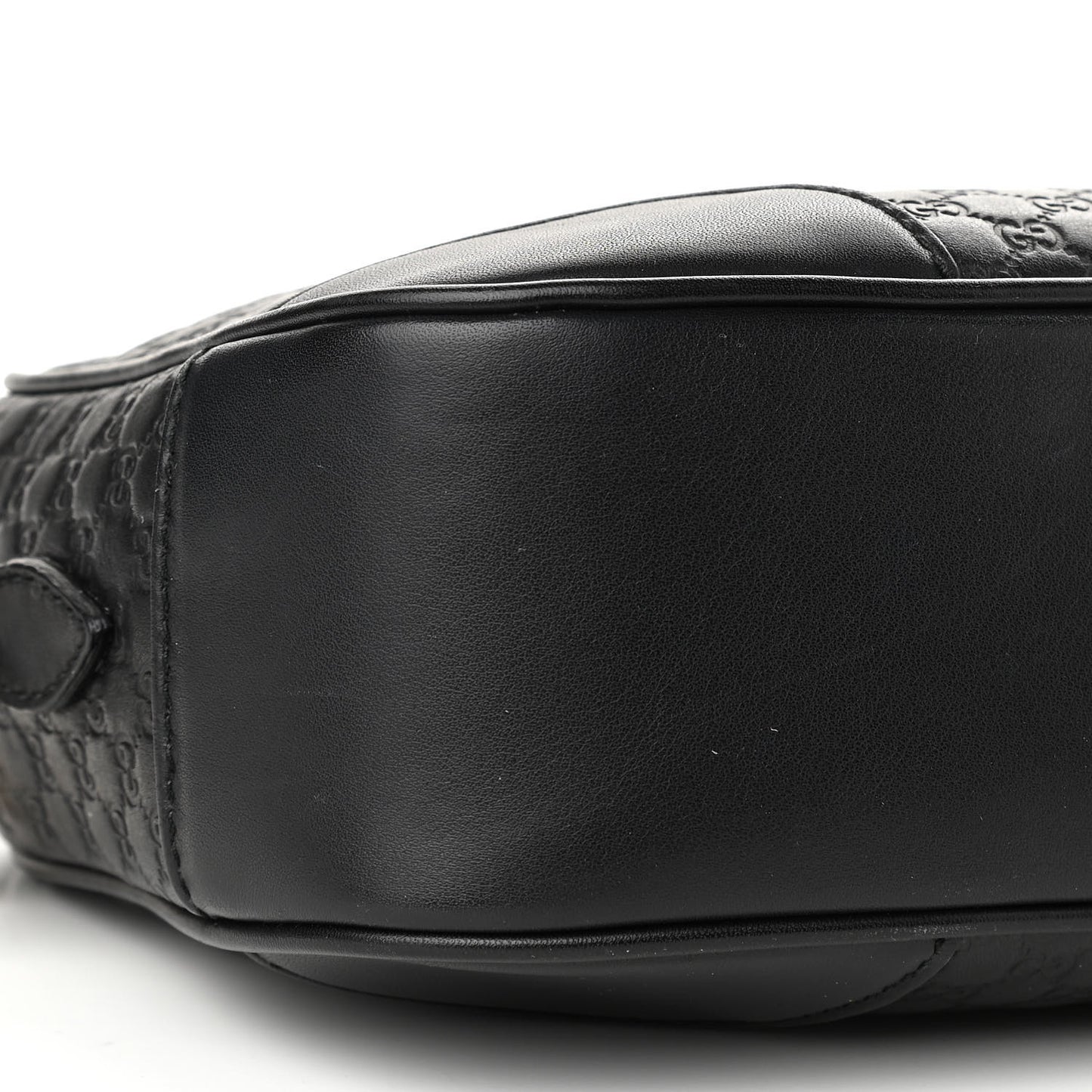 Microguccissima Mini Bree Messenger Bag Black