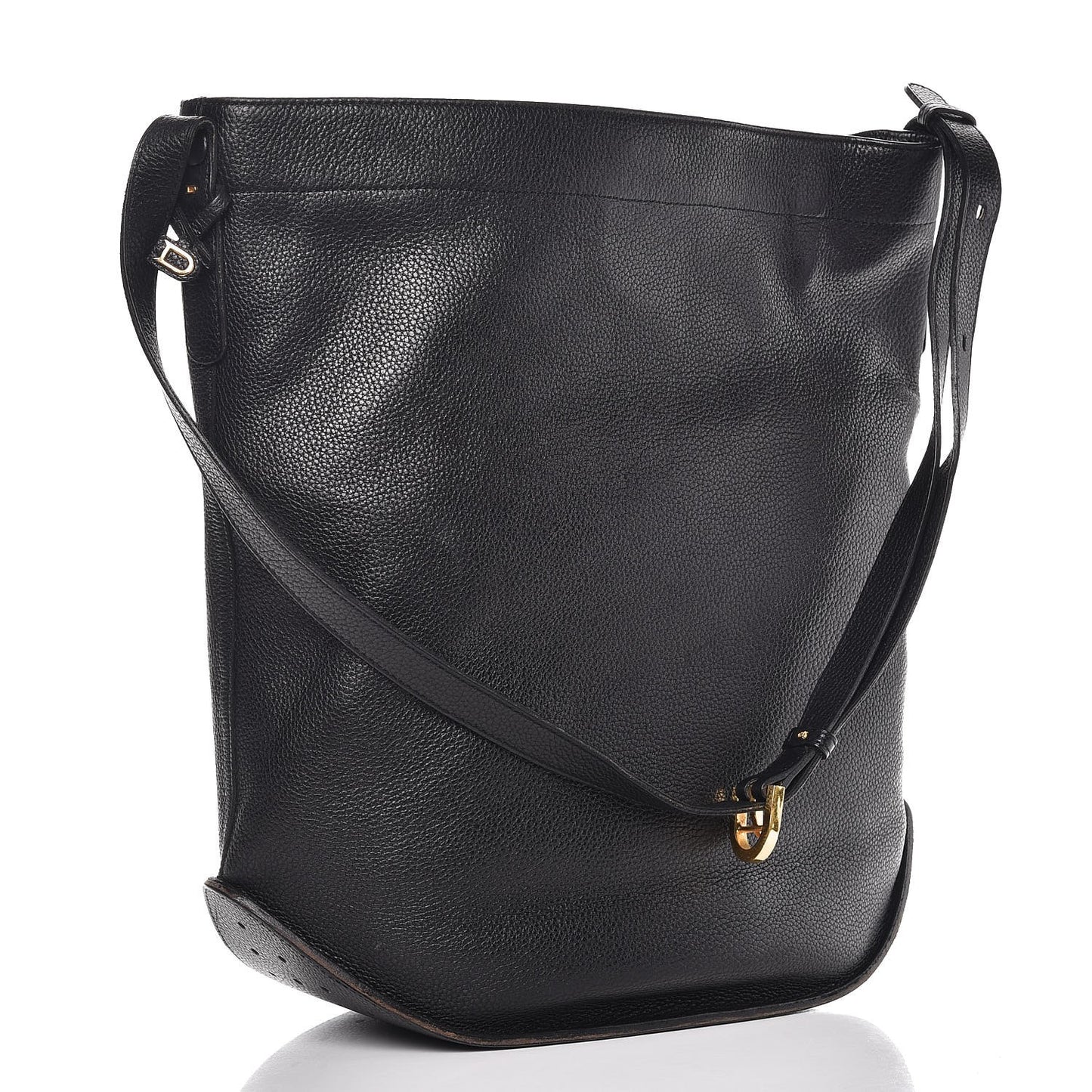 Taurillon Le Pin Shoulder Bag Black