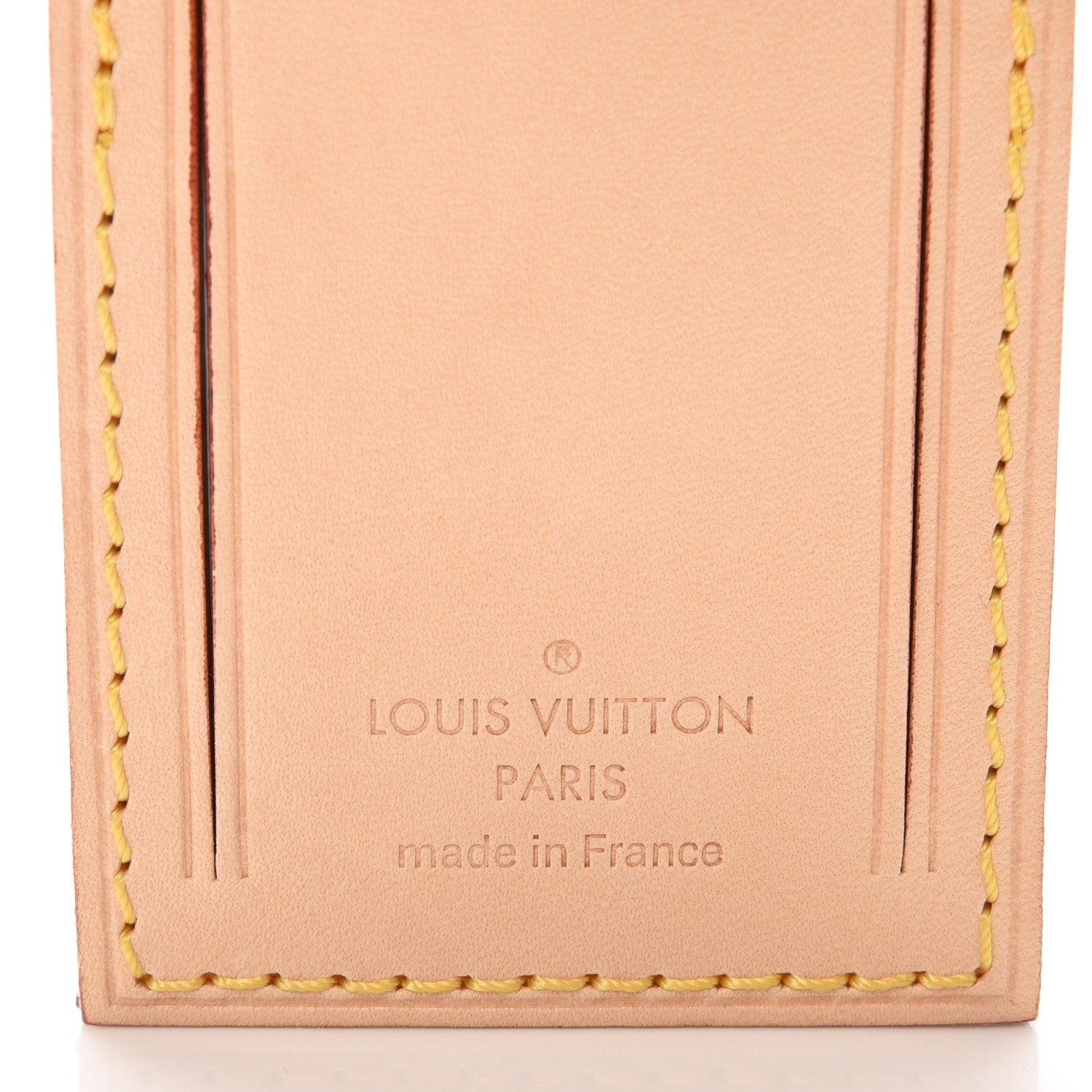 Louis Vuitton Vachetta Statue of Liberty Luggage Tag 6 of 7
