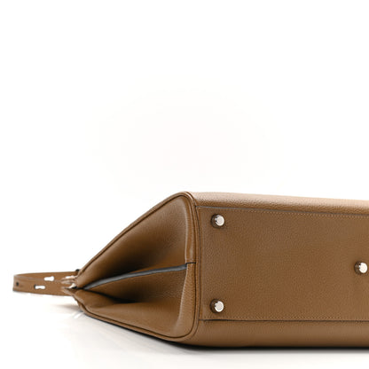 Gucci Grainy Calfskin Medium Zumi Top Handle Bag Friky Taupe 9 of 10