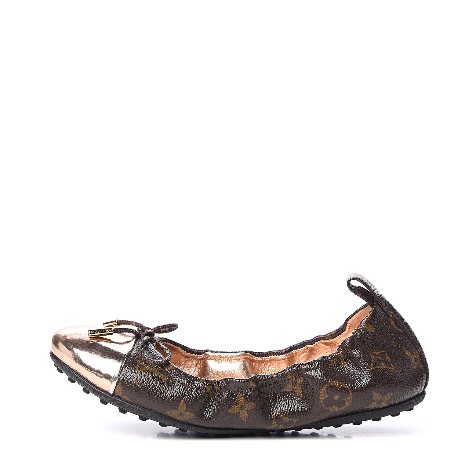 Louis Vuitton Monogram Flirty Ballet Flats 38 Rose Gold 1 of 8