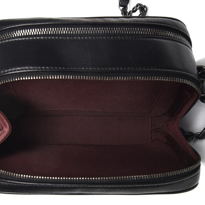 Chanel Lambskin Small Coco Boy Camera Case Black 5 of 8