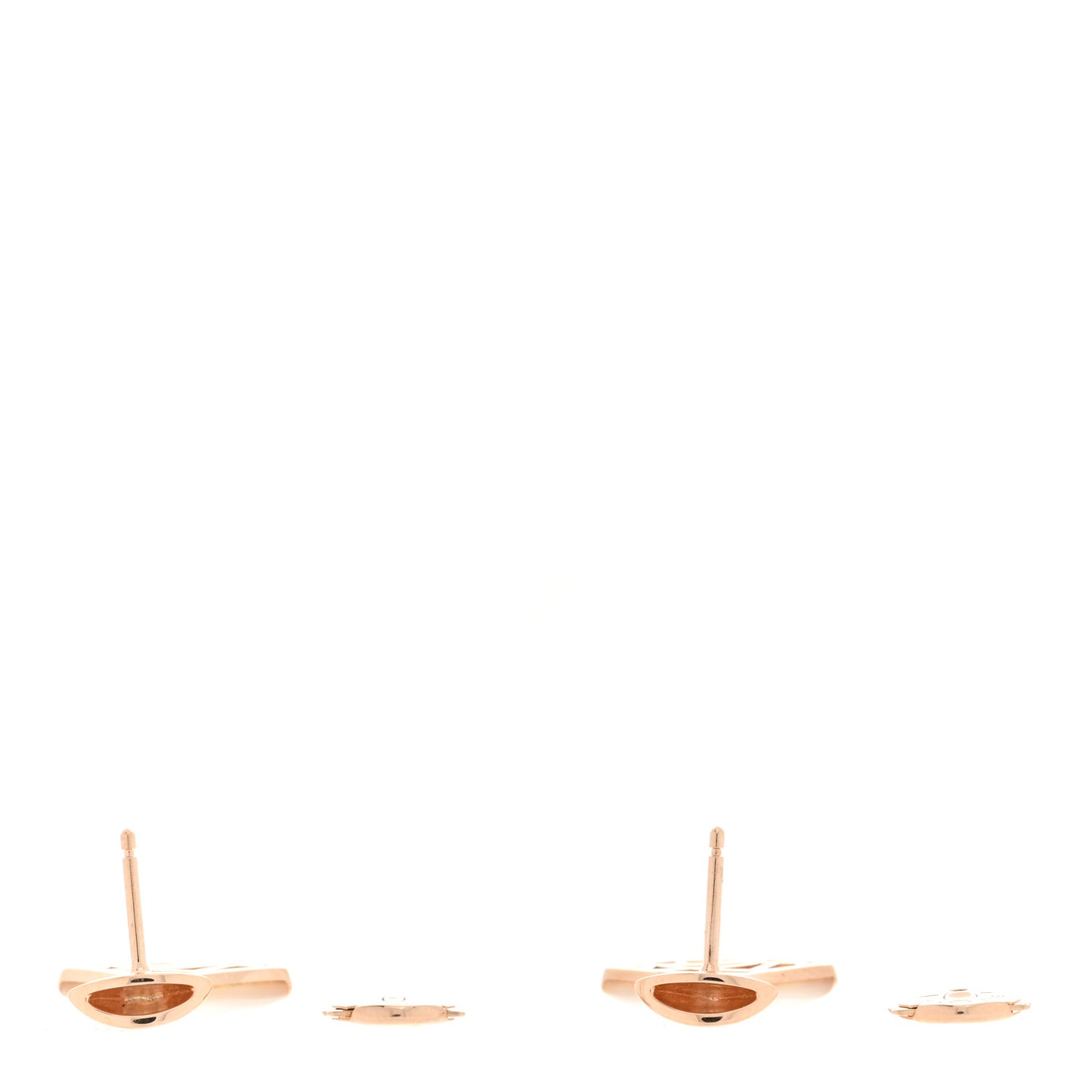 18K Rose Gold Diamond Mother of Pearl Divas' Dream Earrings