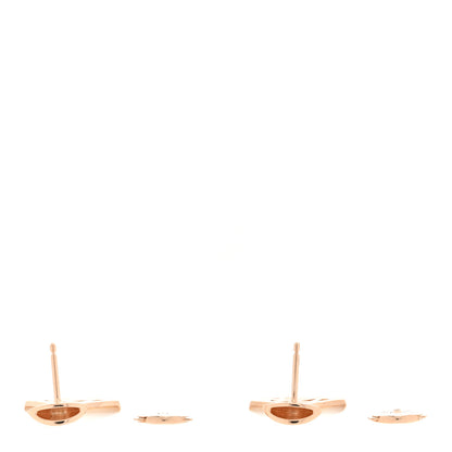 Bulgari 18K Rose Gold Diamond Mother of Pearl Divas' Dream Earrings 3 of 4