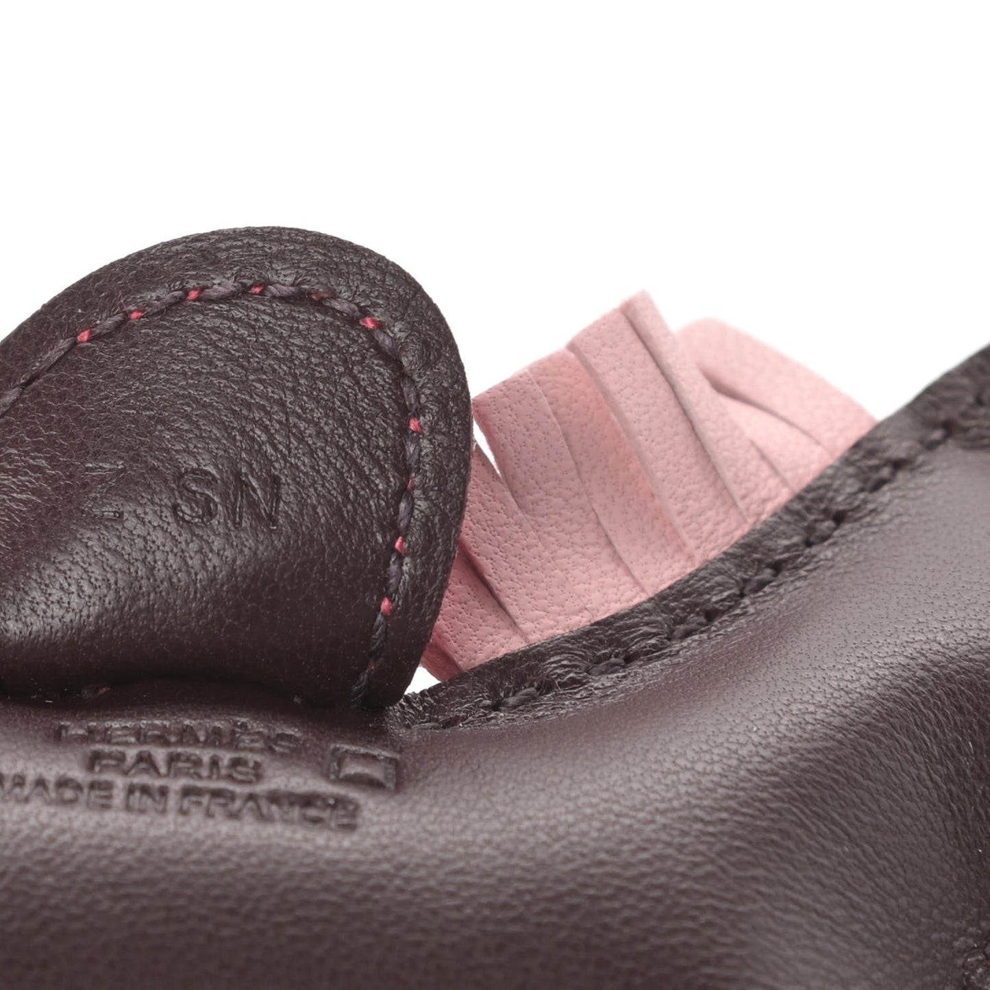 Milo Lambskin Matte Alligator Touch Grigri Rodeo Horse Bag Charm PM Rouge Sellier Framboise Rose Sakura