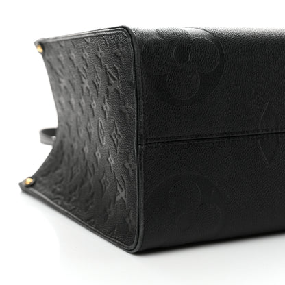 Louis Vuitton Empreinte Monogram Giant Onthego MM Black 7 of 8