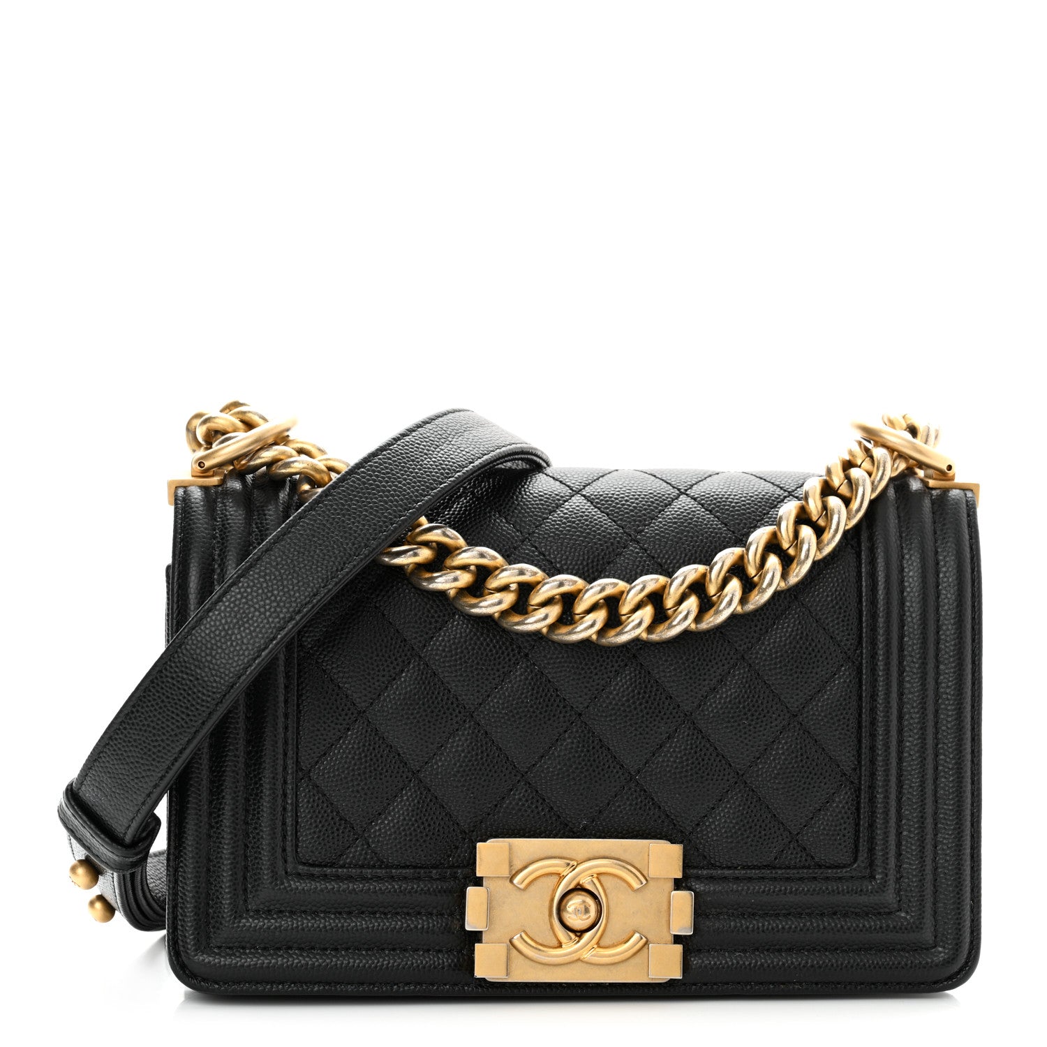 Chanel Caviar Quilted Small Boy Flap Black 1 of 13