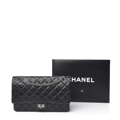 Chanel Aged Calfskin Quilted 2.55 Reissue 226 Flap Black 11 of 11